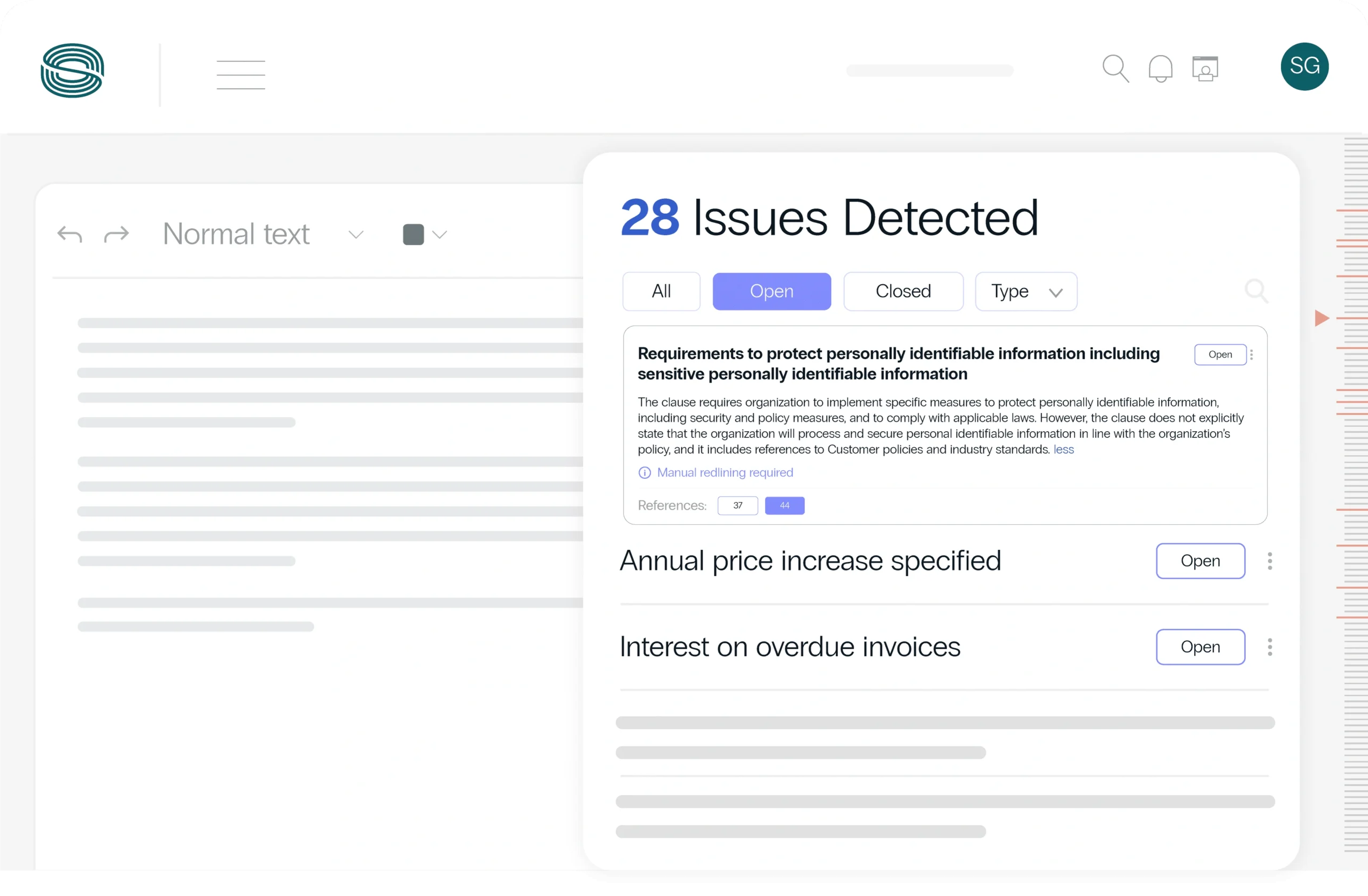 Auto-enforce your playbooks to empower non-legal teams​