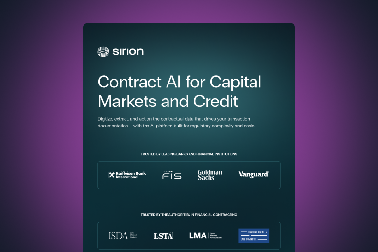 Brochure_Contract AI for Capital Markets and Credit