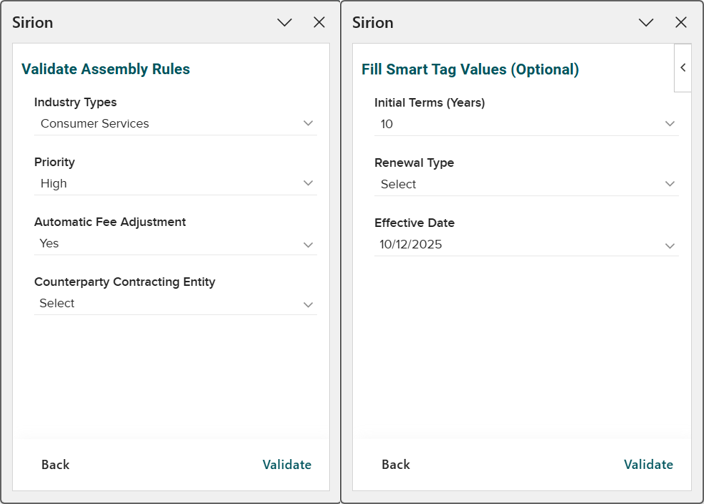 Automate Complex Contract Structures with CLI Support in Workflow 2.0 Workflow 2.0 now supports Contract Line Items (CLIs) in both Contracts and Contract Draft Requests (CDRs). Features like CLI cloning and dynamic filtering allow legal and procurement teams to handle complex agreements with greater accuracy and fewer manual steps. Focus on What Matters with Smarter Tag Discrepancy Filtering Tag discrepancies are now hidden on executed or discarded documents. This change ensures users focus on active drafts and reduces distraction during review. Reduce Input Errors with Clearer Clause Validation Sirion now separates mandatory metadata from optional smart tags in clause validation. This makes the input process more intuitive and lowers the likelihood of errors during clause creation.