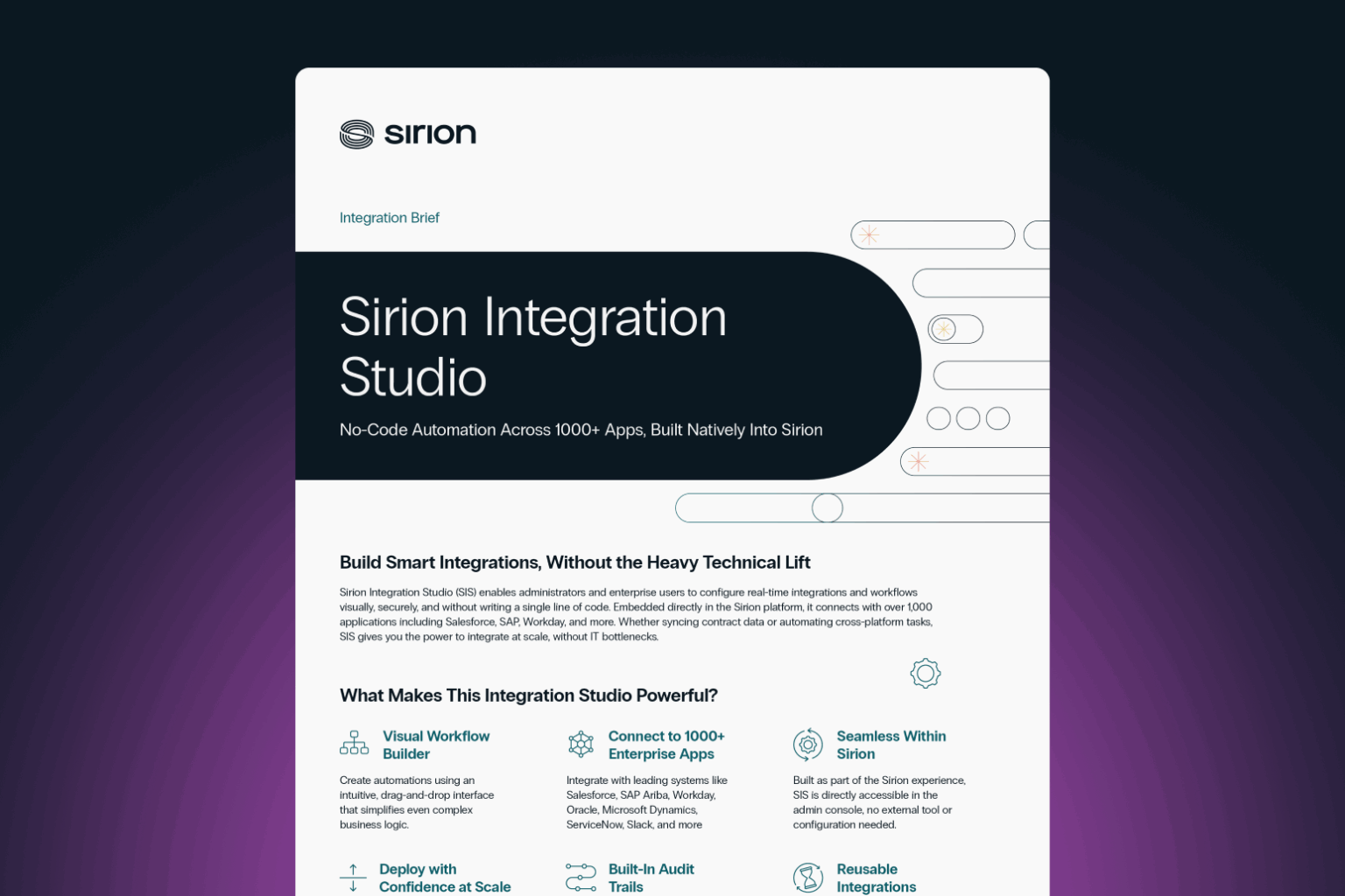 Scale integrations header banner
