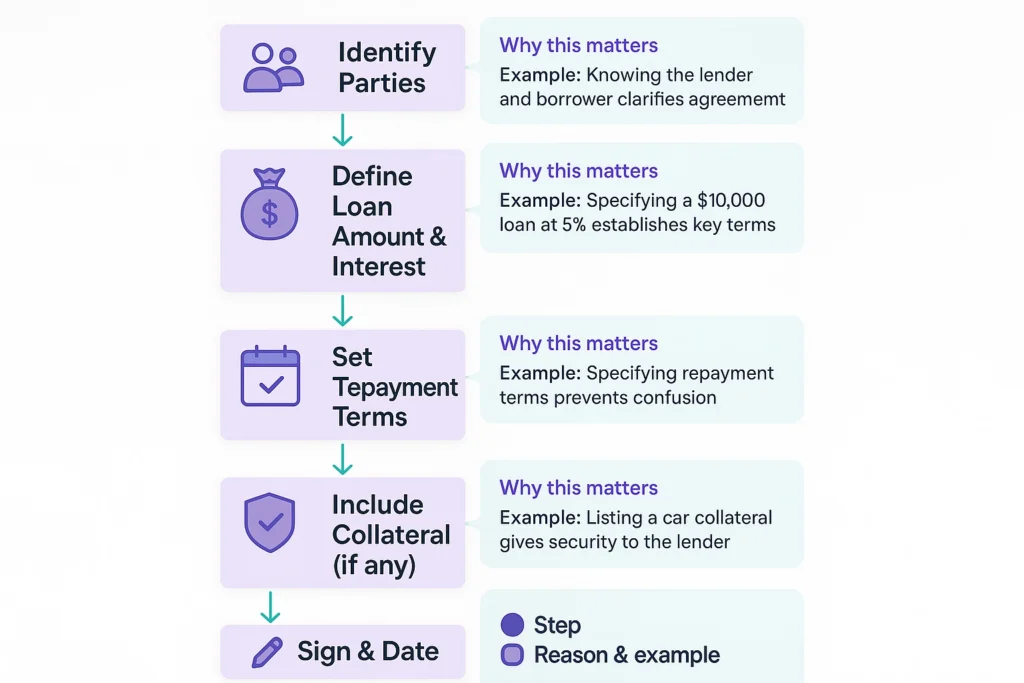 Draft Lending Contract Infographic