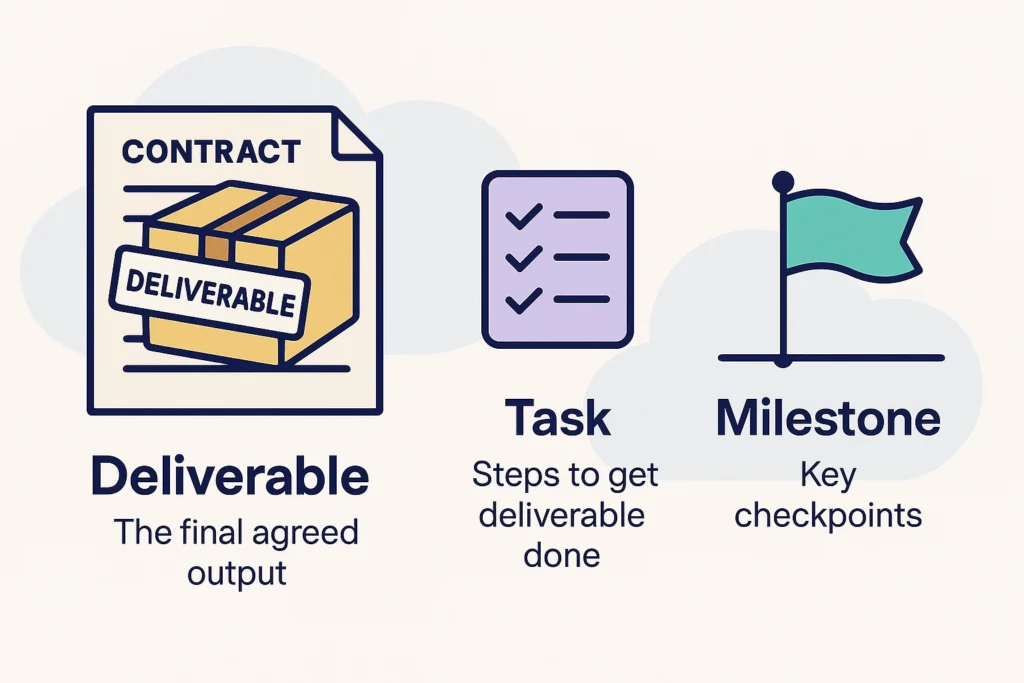What is Contract Deliverable Infographic