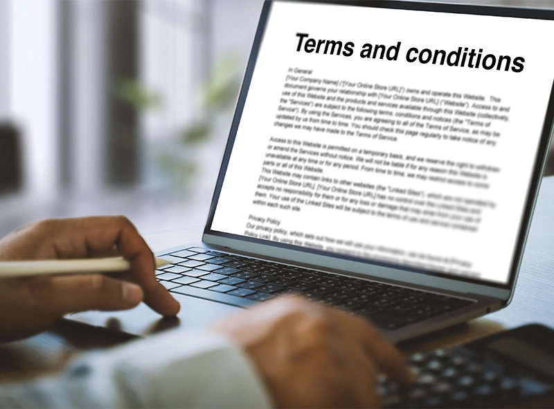 contract terms and conditions header banner