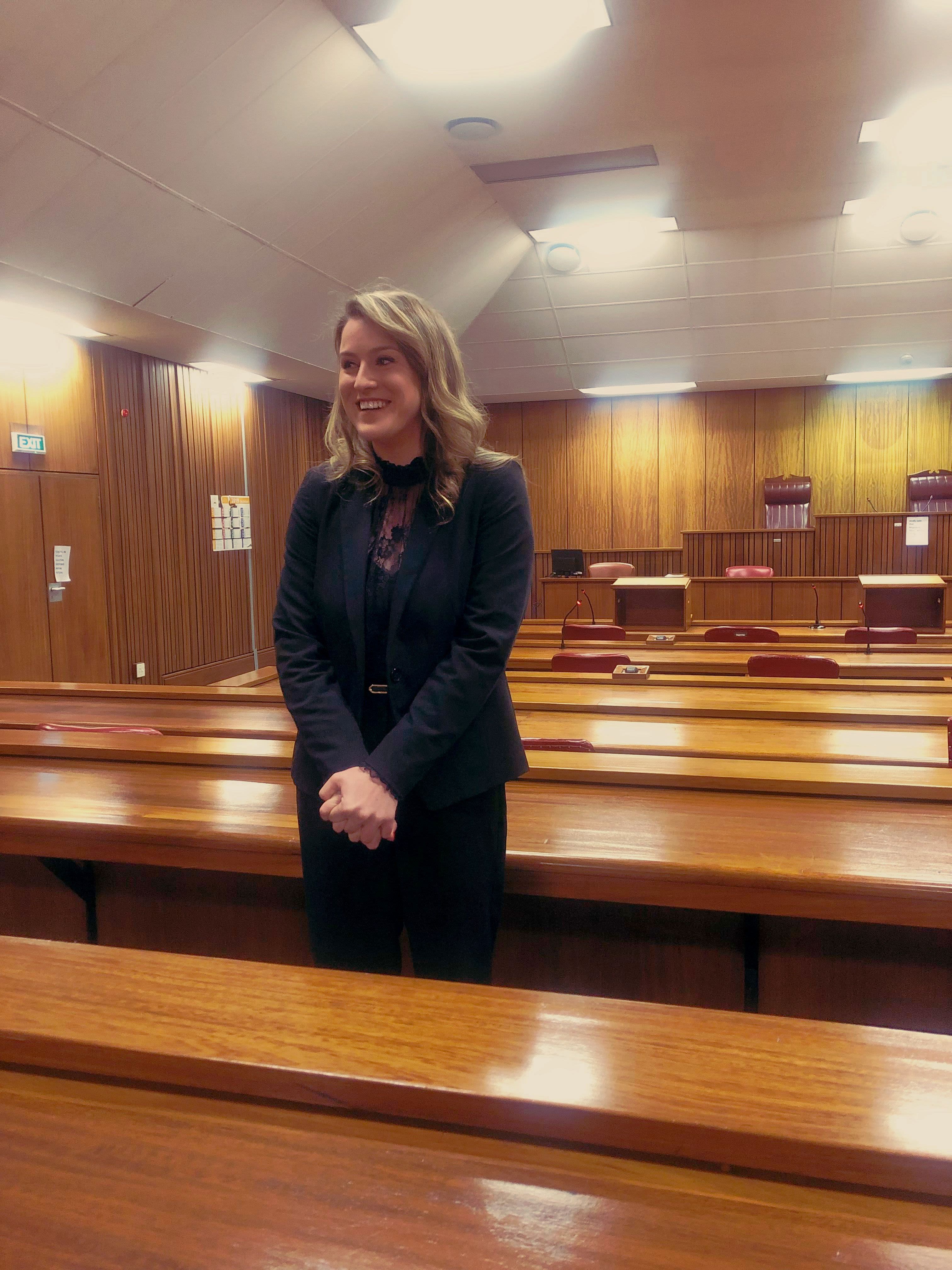 Jeannique in the Courtroom
