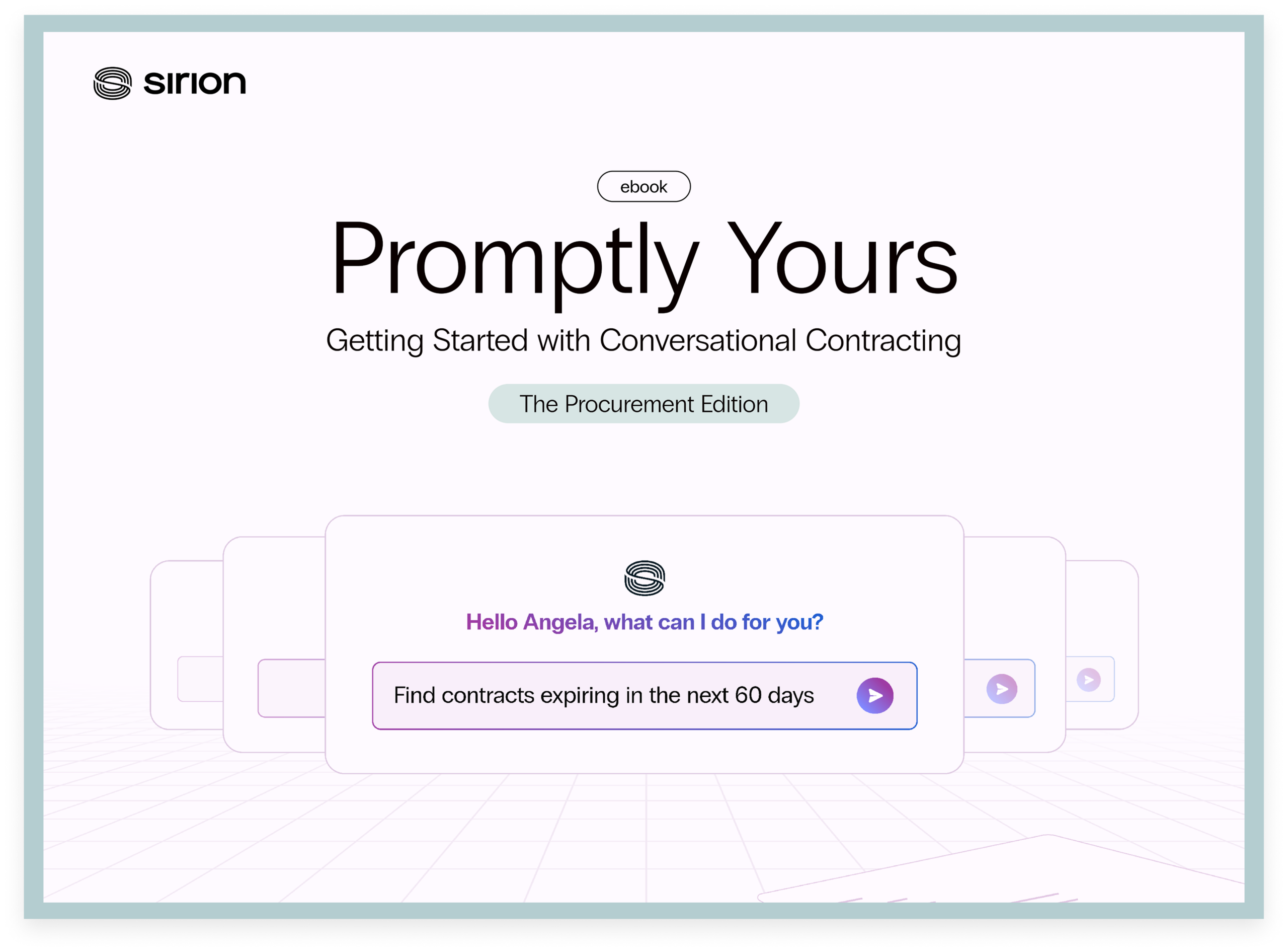 Promptly Your - Procurement Edition header banner